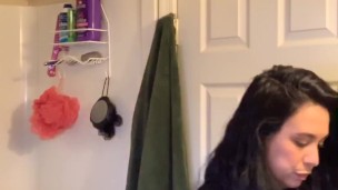 catches Milf listening to music, showering and changing