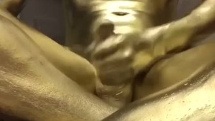 Gold Oscar Cumshot
