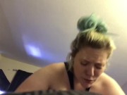 Teen fucks hard cock and screams