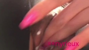 Masturbating & Riding Tht Dildo