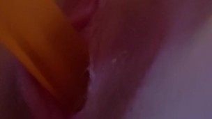 Me fucking myself and licking the toy after