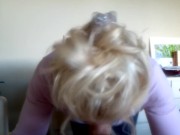 Hotwife Blonde blowjob fun 12/16