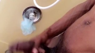 Morning Wood in the Shower