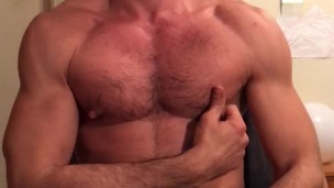 Solo jerk off session