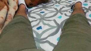 Jerking off slowly before bed Cum shot on my black shirt - Camilo Brown