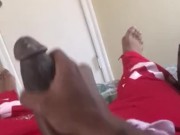 Wow!! BBC Lets Out Heavy Load Out Of 12”inch Cock