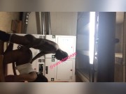 BBC FUCKING EBONY TEEN IN PUBLIC LAUNDROMAT!! 12/16