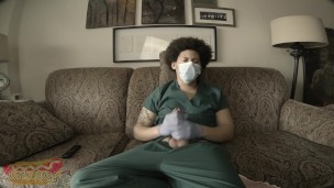 Male Nurse Fucking Fleshlight on Break