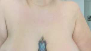 POV of her riding and moaning! Big bouncy tits and tattoos!
