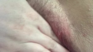 Morning pussy play after cum