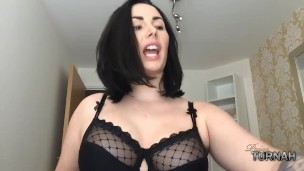 BBW Paige Turnah Teases you with Fantasy Blowjob on her fingers