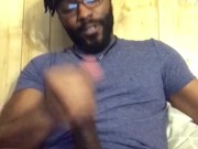 Stroking My Black Cock & Using My Fleshlight After Edging