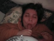 She wasn't expecting this much Cum lol. Huge Amateur Facial! 10/16