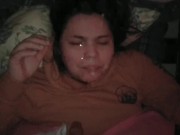 She wasn't expecting this much Cum lol. Huge Amateur Facial! 11/16