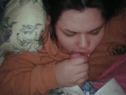 She wasn't expecting this much Cum lol. Huge Amateur Facial! 12/16