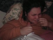 She wasn't expecting this much Cum lol. Huge Amateur Facial! 15/16