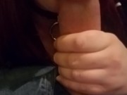 Gamer slut loses bet; has to give head 14/16