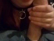 Gamer slut loses bet; has to give head 16/16