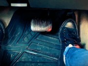 Pedal pumping while masturbating