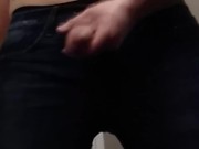 FPOV cumshot wearing jeans