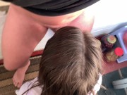 Petite neighbor fucks / sucks dick and swallows cum 6/16