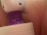 New vibrator is so powerful (makes me so wet)
