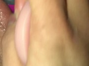 Preview of me taking 3 gradually bigger dildos cumming loud and hard 9/16