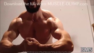 Musclegod Flexes His Muscles and Speaks German to You! -Pt. 01(Trailer 1)