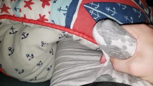 Cumming in my underpants, leaking cum