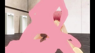 Sakura double penetrated