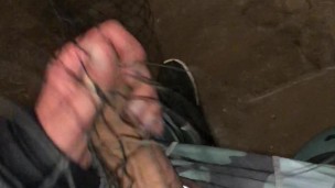 my COCK got tangled in a NET while trying to JERK OFF