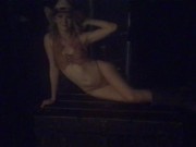 Country girl rides reverse cowgirl 5/16