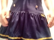 Cute sailor girl pisses diaper 1/16