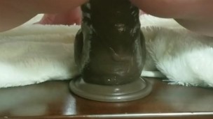 Lunch break orgasm! Need a ride on my big brown cock