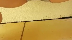 Peeing outside on my balcony