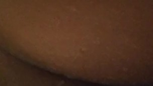 Playing with my fat pussy in the shower