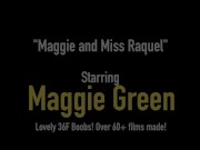 Miss Raquel FaceSits On Maggie Green & Creams In Her Mouth! 1/16