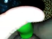 Horny milf has a vibrator during a lonely vacation