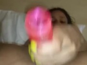 Dildo Squirt and moan
