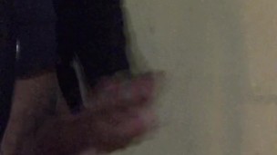 PISSING & JERKING OFF in the Block of Flats