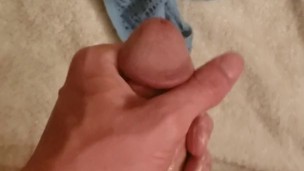 (Part 1) Cumshot On GF Thong Thick 8.5 Inch Dick