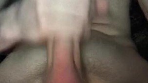 Horny lonely teen masturbates