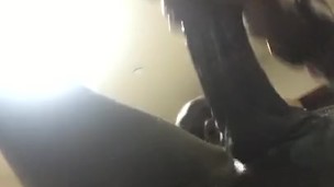 Laying in bed horny