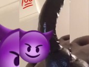 Cleaning my pole in the shower