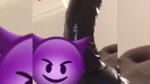 Cleaning my pole in the shower