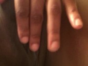 Making my fat wet pussy cream