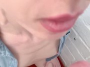 Pulsating cock in the mouth - Swallowed everything 4/16