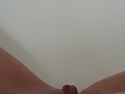 Playing with my pussy and peeing in the bathtub