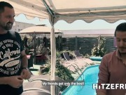 HITZEFREI Big tit German MILF Julia Pink fucked outside 1/16