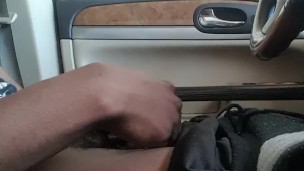 Juicy bbc jacking off at public car wash ( Wife was at work )